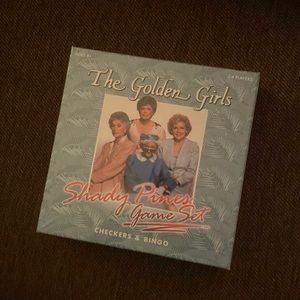 The Golden Girls Shady Pines Game Set- Checkers & Bingo
